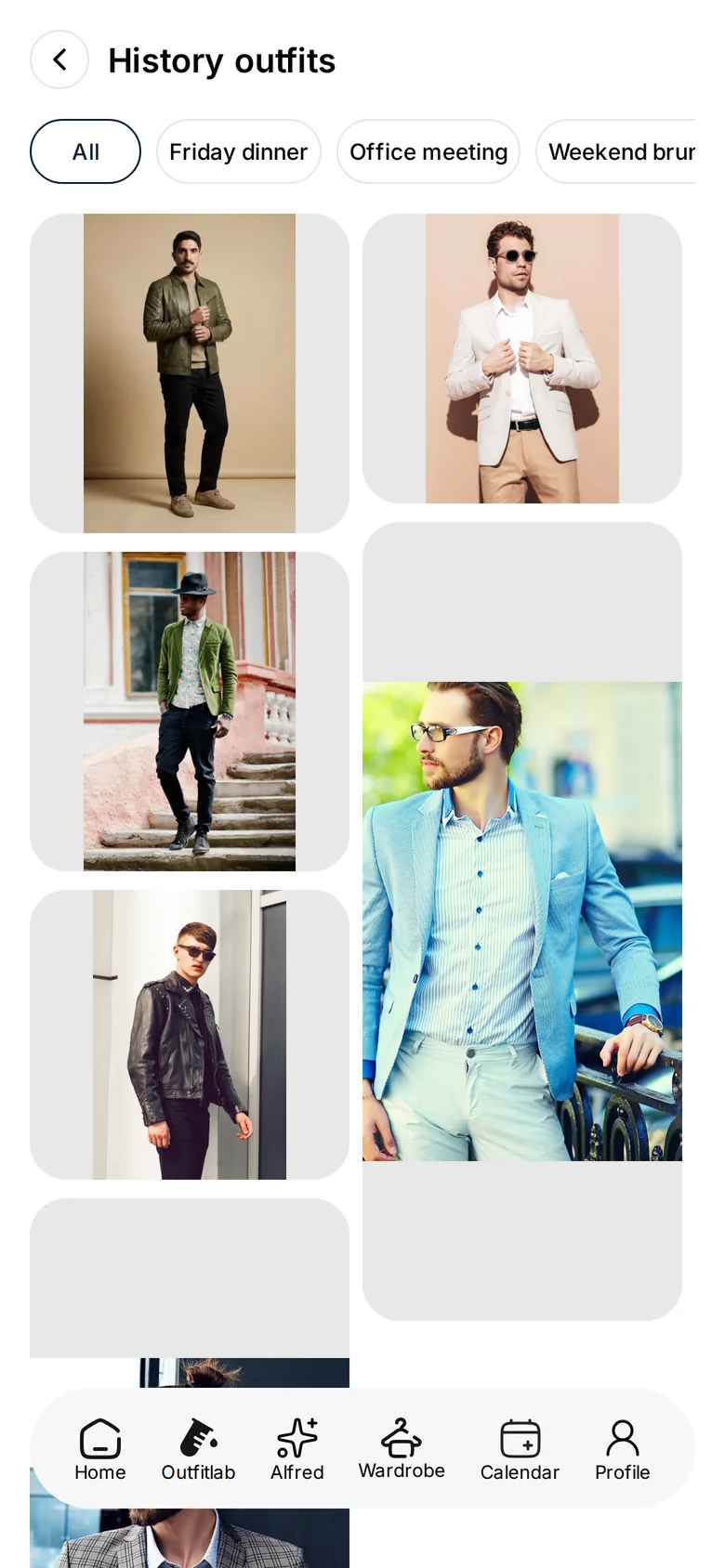 Outfit history